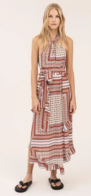 Derek Lam 10 Crosby Dasha Halter Size‎ 4 Red thumbnail 1