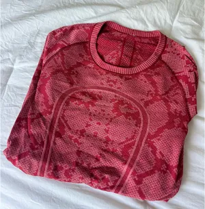 Lululemon Pink Snackskin Print Long Sleeve 4 thumbnail 1