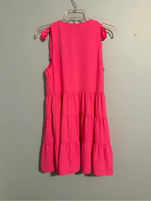 Amanda Uprichard Pruitt Dress in Pink Lacquer- Small thumbnail 8
