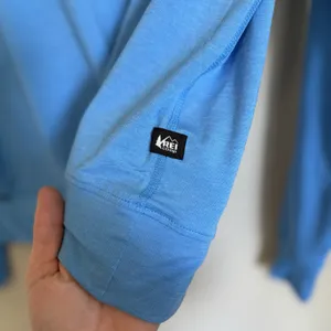 REI Coop Top Womens M Blue Active Pursuits Quarter-Zip Long‎ Sleeve Thumbholes thumbnail 6