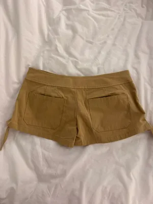 ZARA Tan Khaki Shorts thumbnail 4