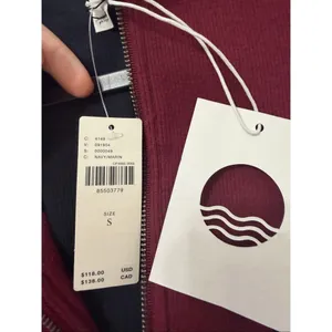 NWT Anthropologie Daily Practice Ribbed Knit 1/4 Zip Mock Neck Midi Dress Size S thumbnail 6