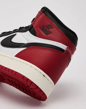Nike Jordan Air Jordan 1 Retro High OG GS Black White Varsity Red FD1437-106 Youth 6Y thumbnail 12