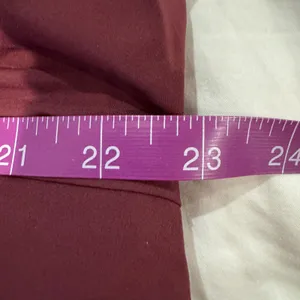 Halara Breezeful™ Midi Dress 2X Plus Amaranth Plum V Neck Short Sleeve Pockets thumbnail 14