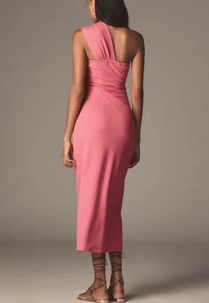 Anthropologie Porridge Antonia Twist-Front Ribbed Maxi Dress, Size XS thumbnail 5