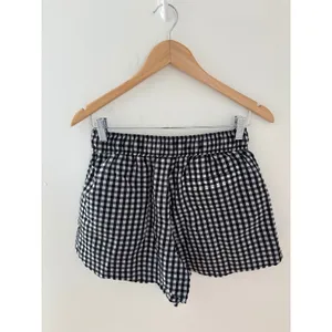 GANNI Gingham Seersucker Shorts Sk:‎ 34 US Size 2 thumbnail 5