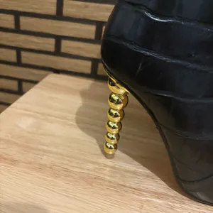 Lemon Drop By‎ Privileged Black Pointed Toe Boots Size 5.5 thumbnail 6
