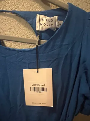 Hello Molly Mini Blue Dress thumbnail 7