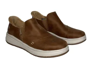 Skechers BOBS Skipper Wave Stay Snug Slip-on Shoe Size 8 Brown Memory Foam thumbnail 1