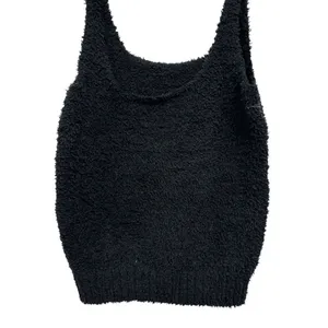 SKIMS‎ Black Fuzzy Tank Top thumbnail 3