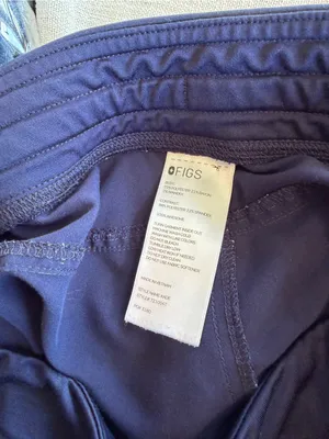 Figs Kade Straight Leg Scrub Pants Navy Blue Women’s Size XL Tall thumbnail 6