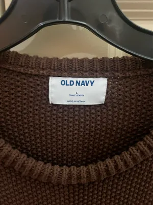 Old Navy Brown Knit Sweater Cable thumbnail 2