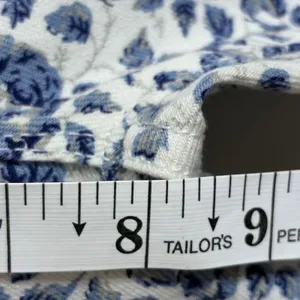 J.Crew Factory Toothpick Ankle Jeans 28 Blue White Floral Super Skinny 82835‎ thumbnail 3