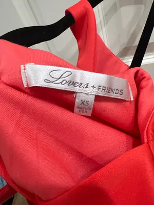 Lovers + Friends Red Fit‑and‑Flare Dress – Size XS thumbnail 3