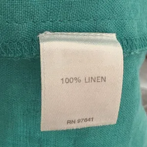 J. Jill 100% Linen Green 2 Pocket Dress Sz M thumbnail 5