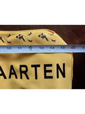 Johnnie Walker St. Maarten Yellow Tote Bag with Gift Tag thumbnail 8