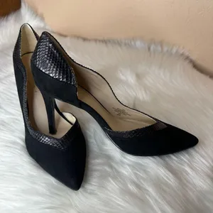 Marc Fisher 'Darnea' Black Pointed Toe Heels Size 5.5 thumbnail 13