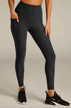 Beyond Yoga Spacedye Out of Pocket Midi Leggings Black M thumbnail 1