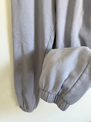 Brandy Melville John Galt Joggers Size Small Sweatpants Gray Purple Blue NWOT thumbnail 5