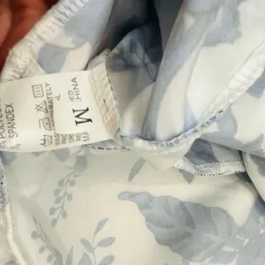 Boutique floral Blue Vintage Print V-Neck maxi dress size medium thumbnail 6