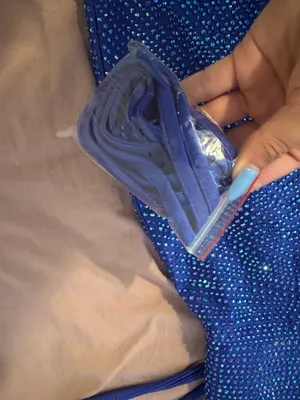 Royal Blue Sherri Hill Homecoming Dress thumbnail 5