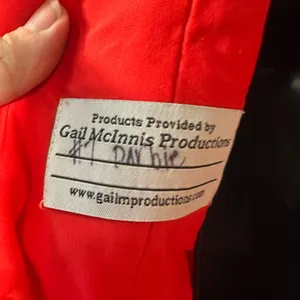 Gail McInnes Designs Red Sleeveless Dress with Detachable Skirt See Measure EUC thumbnail 13