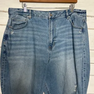American Eagle Curvy Mom Jean Stretch Denim Plus Size 18 Short thumbnail 10