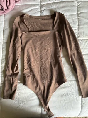 Abercrombie Brown Bodysuit Long Sleeve thumbnail 1