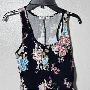 Papaya Women black Party Sleeveless floral Bodycon dress size‎ small thumbnail 3