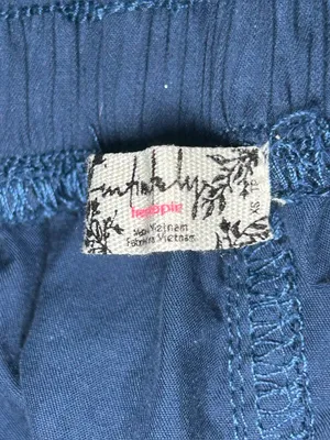 Free People Day To Day Blue Cotton Blend Loungewear Boxer Shorts Women’s Size XS thumbnail 7