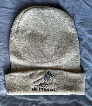 Ski The East Custom Embroidered Winter Hat thumbnail 2