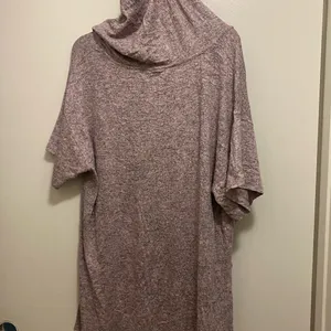 Womens Lightweight Short Sleeve Athletic Hoodie Shirt 2XL Bust 52” Pink & Gray thumbnail 7