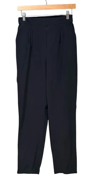 Lululemon Keep Moving Pant 7/8 High Rise Black W5CUYS Size 6 Pleated Tapered thumbnail 1
