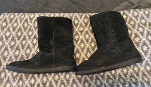 Women’s suede boots Black Size 8 thumbnail 1