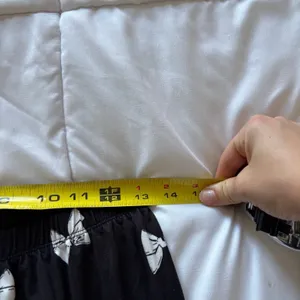 Kate Spade New York Pajama Set Black White Bow Print Button Up Shirt Pants Small thumbnail 8