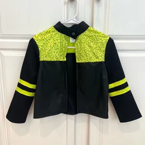 Weissman Adult M Forever 15484 Cropped Moto Jacket Dance Costume Hip Hop thumbnail 2
