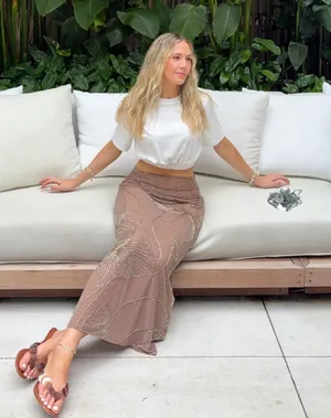Revolve NND Sequin Maxi Skirt thumbnail 1