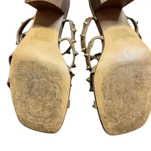 Steve Madden Shoes Womens Size 8 Beige Studded‎ Block Heel Sandals Intricate-S thumbnail 11
