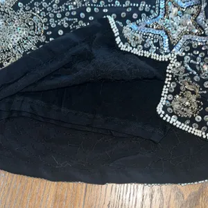 LoveShackFancy Lani Sequined Embellished Crepe Mini Skirt thumbnail 4