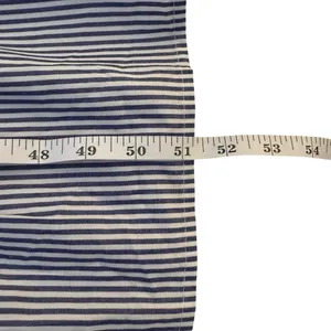 Beau & Ro The Margot Dress Navy White Stripe Small Smocked Nautical Beach‎ Flowy thumbnail 16