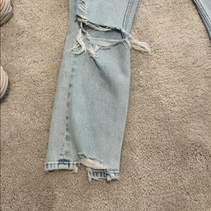 Abercrombie & Fitch Light Blue High Rise Jeans thumbnail 2