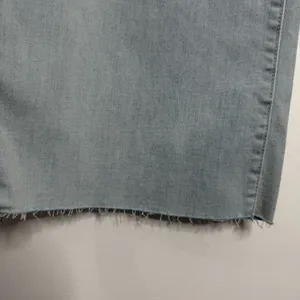 NWT Fidelity Coco Wide Leg Jeans Raw Hem Clearwater Blue‎ Size 26 Clean Girl thumbnail 13