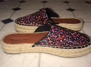 American Eagle Aztec Embroidered Espadrilles thumbnail 2
