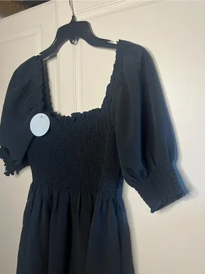 NWT Hill House Home Athena Nap Dress Black XS thumbnail 6