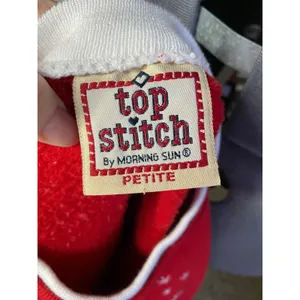 let it snow somewhere else! cat sweatshirt vintage Red Size XL thumbnail 4