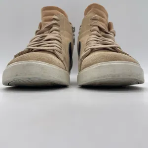 Nike Womens 7 Shoes Shoes Blazer Mid Rebel XX Bio‎ Beige Suede Sneakers Side Zip thumbnail 13