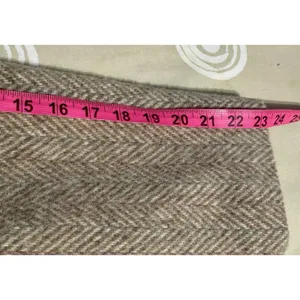 Vintage 70s Wool Herringbone Coat Jacket Chevron Tweed ILGWU Union Made USA M thumbnail 11