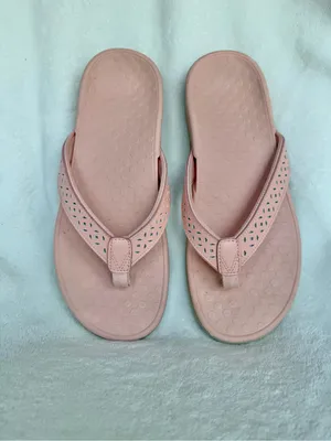 Vionic Pink Women's Perforated Strap Flip Flop Sandals Size 9 thumbnail 2