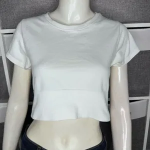 OFFLINE By Aerie Sidewalk Seamless Cropped T-Shirt Size Medium thumbnail 1