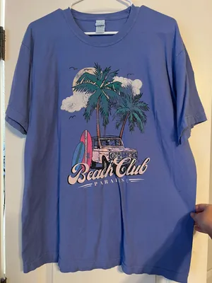 boutique tshirt Purple Size L thumbnail 2